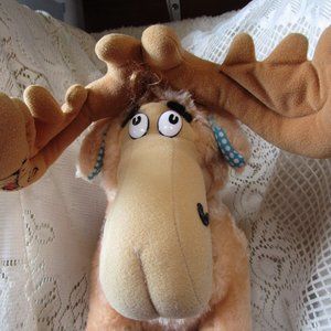 Vintage Dr. Seuss Thidwick Big Hearted Mouse Plush Coleco 1983- 15" Tall